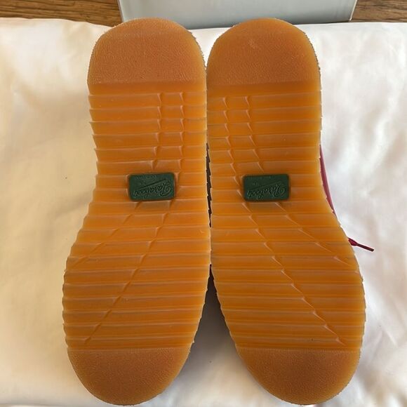 PARABOOT RED LEATHER LACE UP OXFORD SHOES.   NEW IN BOX - Picture 4 of 9